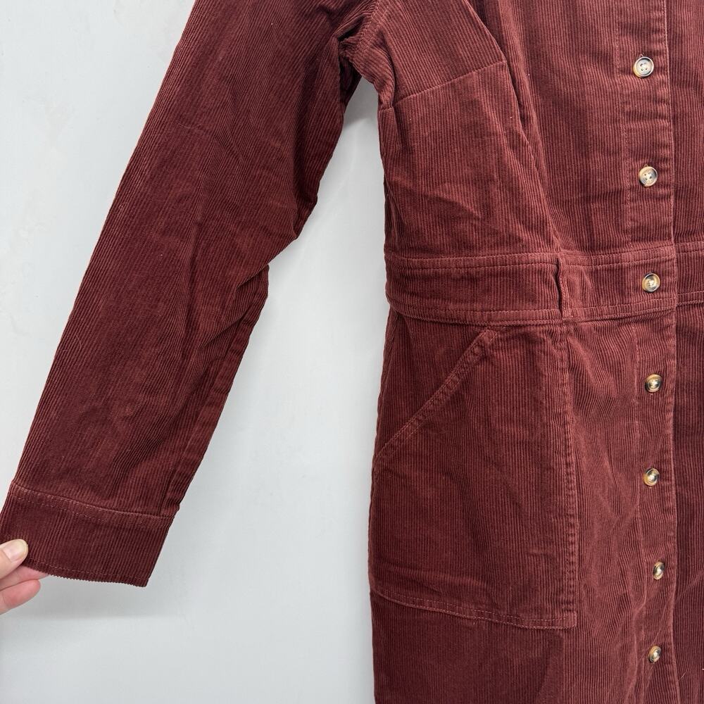 Universal Thread Corduroy Button Front Shirt Dres… - image 3